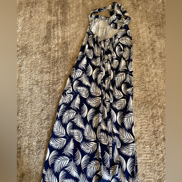 La mer luxe-tie back neck asymmetrical dress-SZ XL - Picture 2 of 3